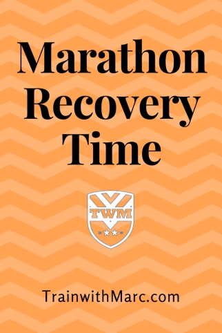 Post-marathon recovery time differs by person